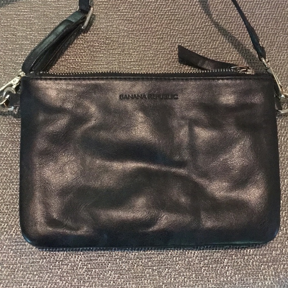 Banana Republic small black crossbody purse